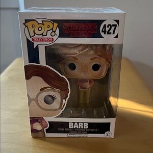 Funko Pop! Television Barb Figure with Brown Hair and Glasses